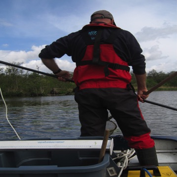 PASE electrofishing by boat